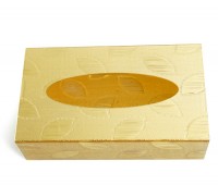 金色叶子纸巾盒