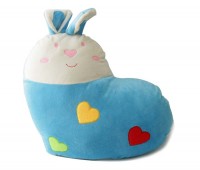 可爱Miffy米菲兔心形抱枕 蓝色