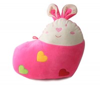 可爱Miffy米菲兔心形抱枕 枚红色