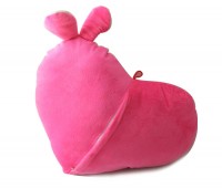 可爱Miffy米菲兔心形抱枕 枚红色