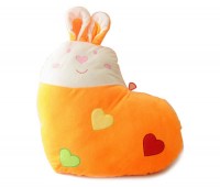 可爱Miffy米菲兔心形抱枕 橙色