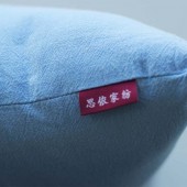 纯棉方枕 抱枕 含芯（蓝色）50*50