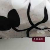 丝绸荷花 抱枕 含芯 55*55 （银灰色）