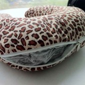 思侬U型纯荞麦枕 豹纹