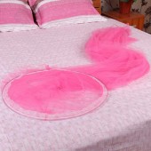 思侬圆顶蚊帐 1米2 1米5 1米8床适用 圆顶粉色