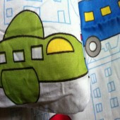 思侬幼儿园床儿童床单被套枕头枕套 纯棉六件套 小车