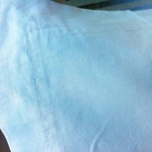 思侬 全棉活性斜纹印花卡通绣花　枕套 趣味童年史努比蓝