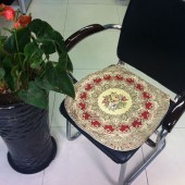 思侬 餐椅套 椅子垫 椅垫坐垫 餐椅垫  金丝提花