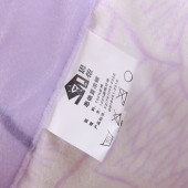 思侬四季毯 立体花 紫色大牡丹 200x230cm
